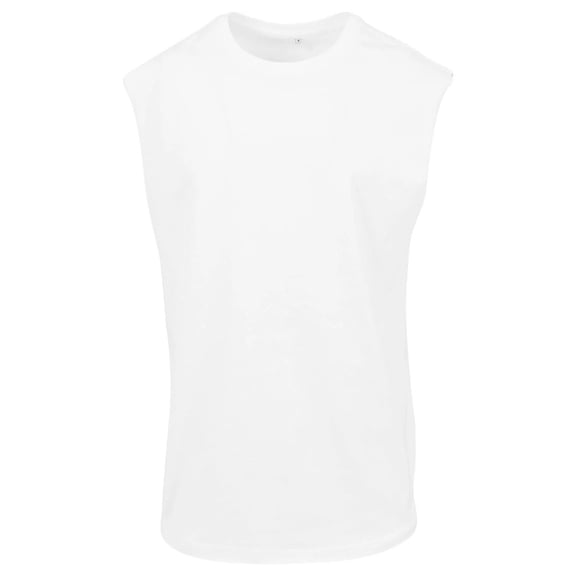 New Morning Studios Mens Plain Sleeveless T-Shirt