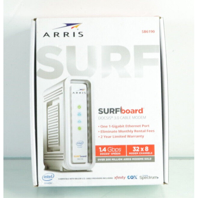 New Motorola SB6190 Surfboard Modem (White) n597