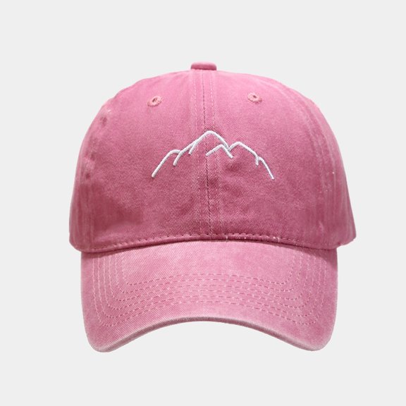 New Mountain Range Embroidery Mens Womens Baseball Caps Adjustable Hip Hop Caps Fashion Dad Hats Bone Trees HatFunny Adjustable Embroidered Cotton Hiking Camping Outdoor Baseball Cap
