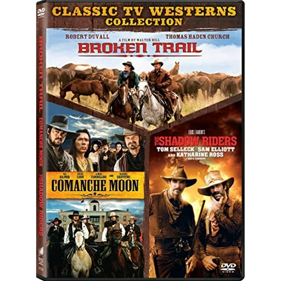 New Movie 3 Pack: Broken Trail / Comanche Moon / The Shadow Riders (DVD)