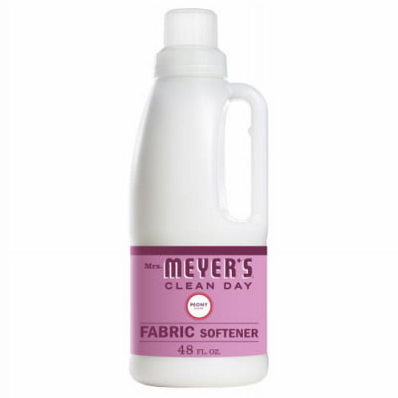 New Mrs. Meyer's Clean Day 32 OZ Peony scent Fabric Softener. Softens