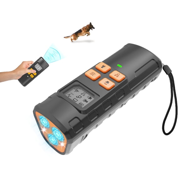 New Multi-Functional Dog Trainer With Digital Display 3-Head Ultrasonic Bark Suppressor for Wide Operating Range and Long-Lasting Battery Life