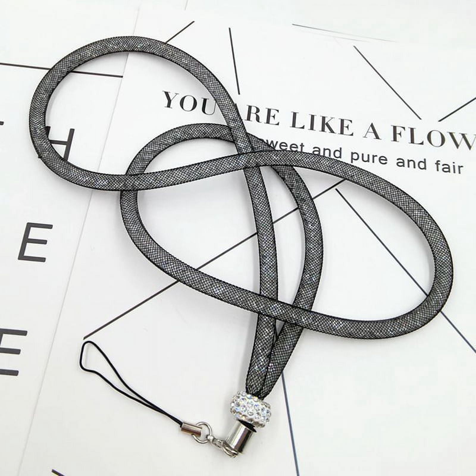 New Multi-function Lanyard Rope Long Lanyard Crystal Lanyard Hanging Neck Variety Of Color Mobile Phone Shell Accessories G3E8