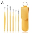 thumbnail image 1 of New Multicolor Earwax Removal Kit, Ear Wax Removal 6-in-1 Ear Pick Tools Reusable Ear Cleaner, Steel Ear Pick Set With Keychain Box Utility To Use E4S9, 1 of 8