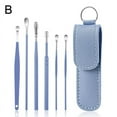 thumbnail image 1 of New Multicolor Earwax Removal Kit, Ear Wax Removal 6-in-1 Ear Pick Tools Reusable Ear Cleaner, Steel Ear Pick Set With Keychain Box Utility To Use P4O9, 1 of 8