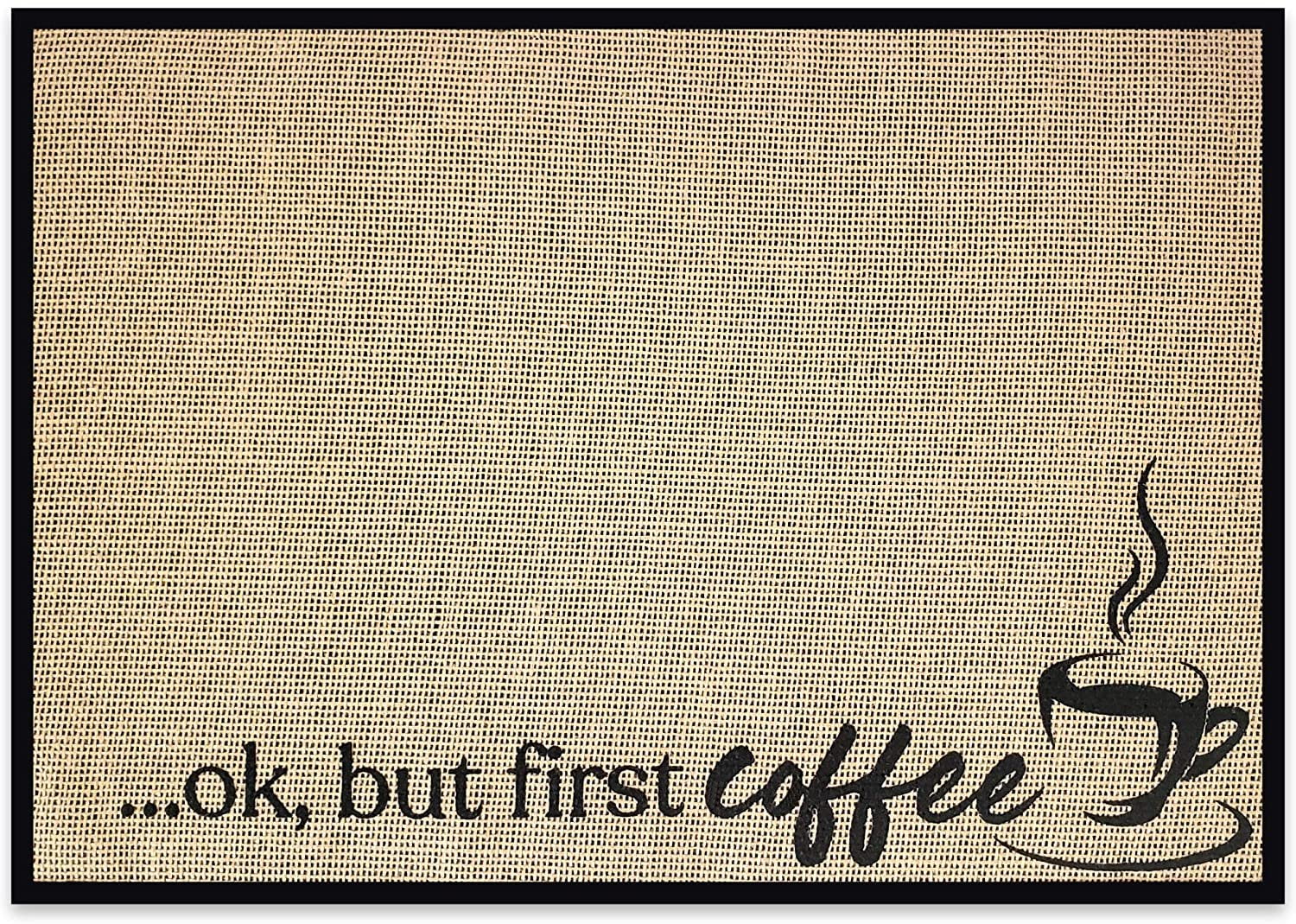 New Mungo Coffee Bar Mat Coffee Bar Accessories for Coffee Bar Decor