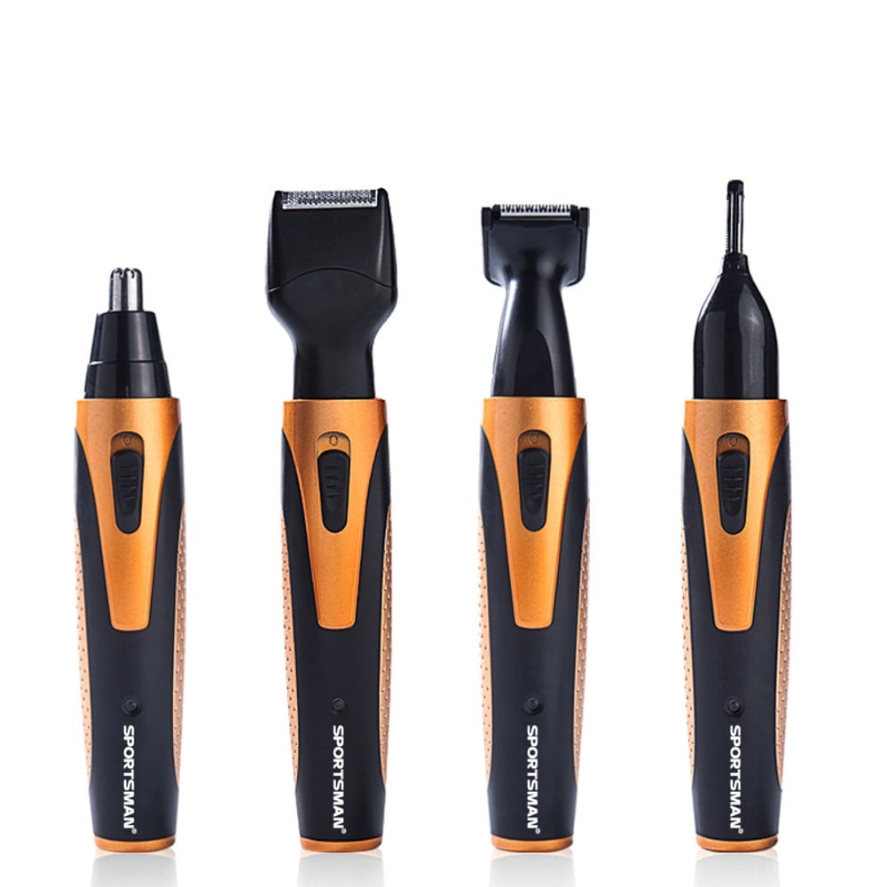 New Mustache And Beard Trimmer Set Hair Cut Clipper Kit Ear Nose