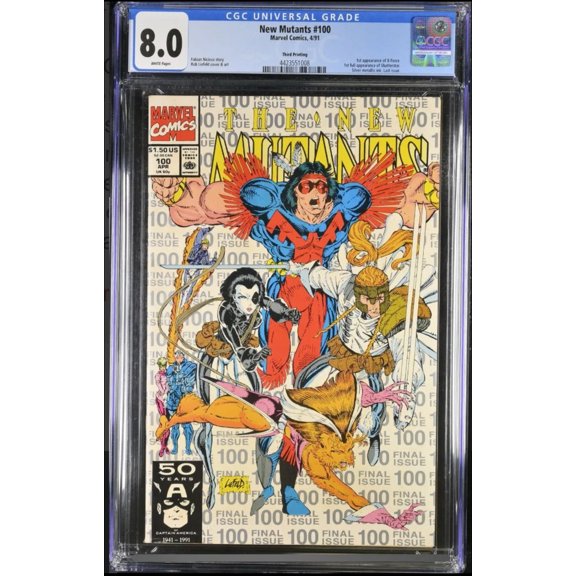 New Mutants #100 - CGC 8 Comic Book