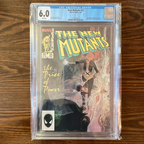New Mutants #25 - CGC 6 Comic Book