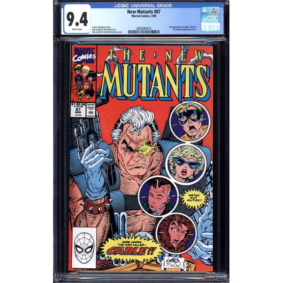New Mutants #87 - CGC 9.4 Comic Book