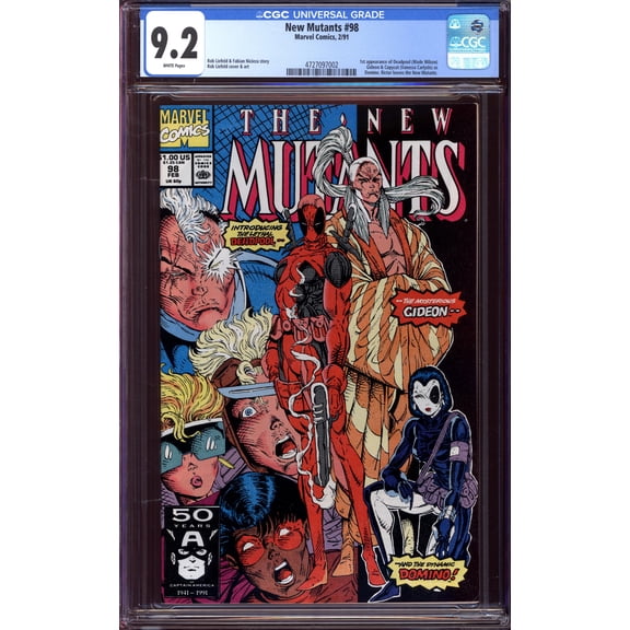 New Mutants #98 - CGC 9.2 Comic Book
