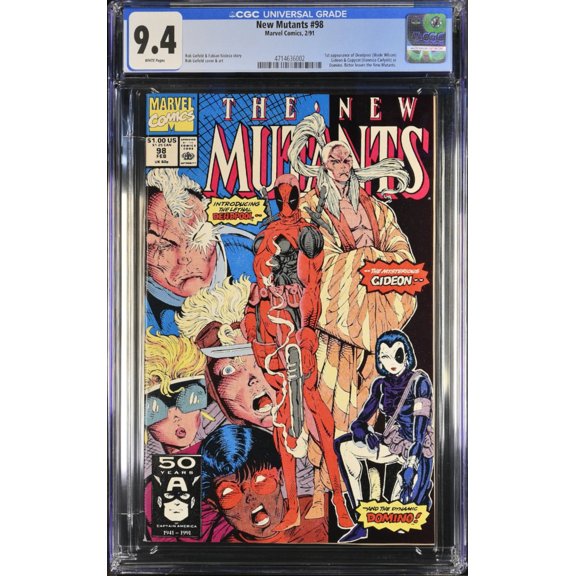 New Mutants #98 - CGC 9.4 Comic Book