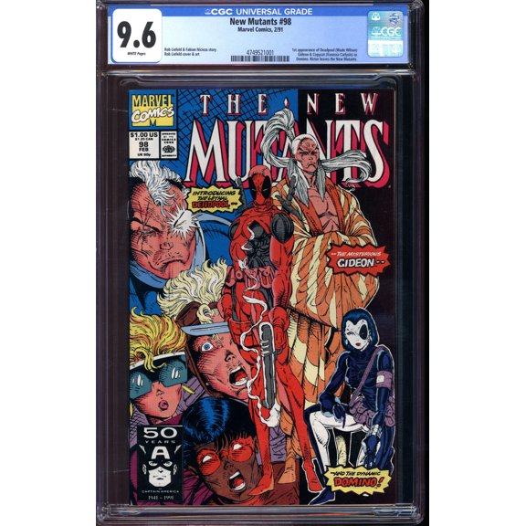 New Mutants #98 - CGC 9.6 Comic Book