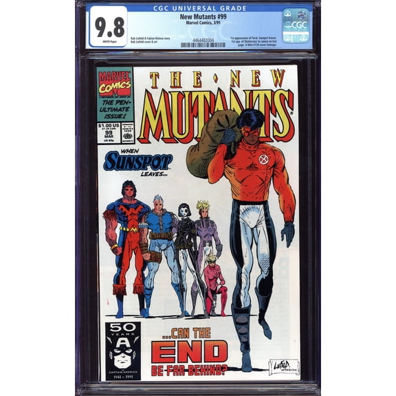 New Mutants #99 - CGC 9.8 Comic Book