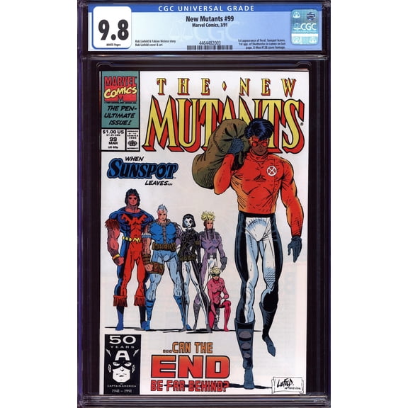 New Mutants #99 - CGC 9.8 Comic Book