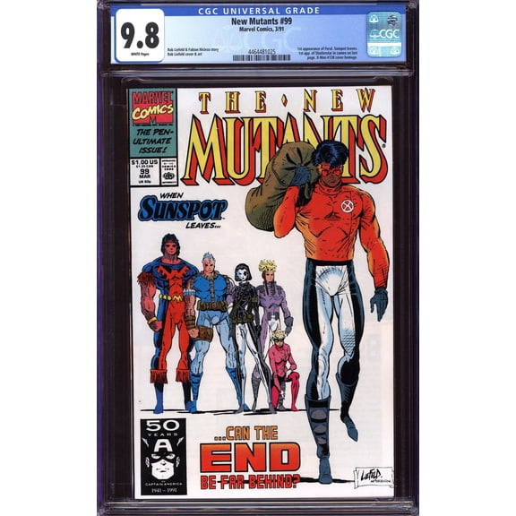 New Mutants #99 - CGC 9.8 Comic Book