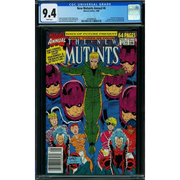 New Mutants Annual #6 - CGC 9.4 Comic Book