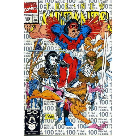 New Mutants, The #100 (3rd) VF ; Marvel Comic Book