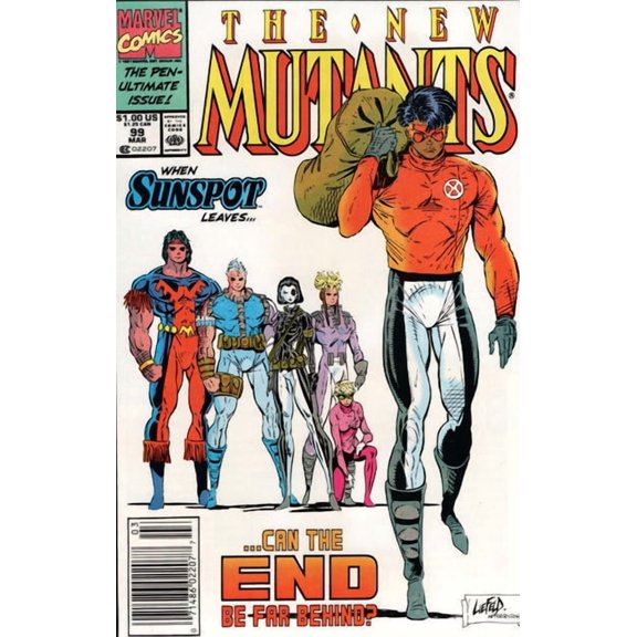 New Mutants, The #99 (Newsstand) VF ; Marvel Comic Book