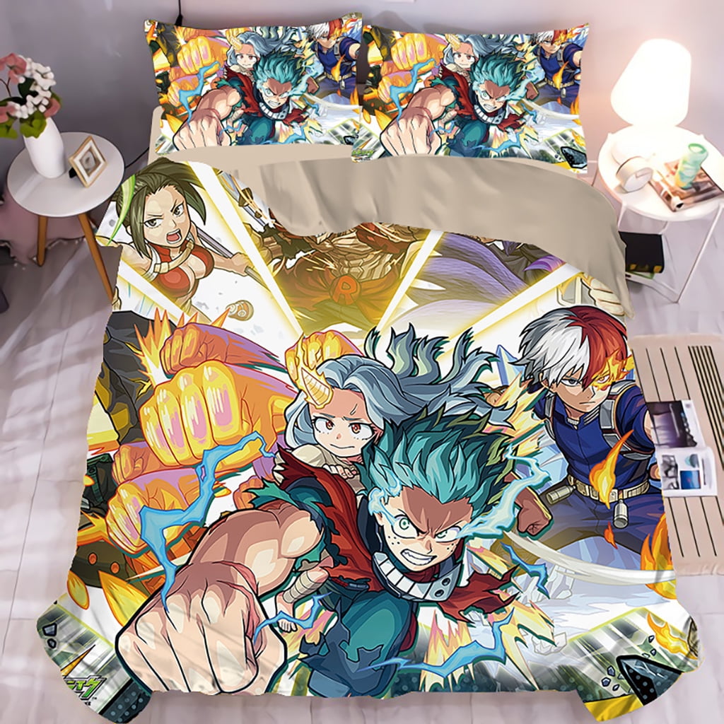 New My Hero Academia Bedding Bed Set Twin Full Queen King Size 1 Duvet