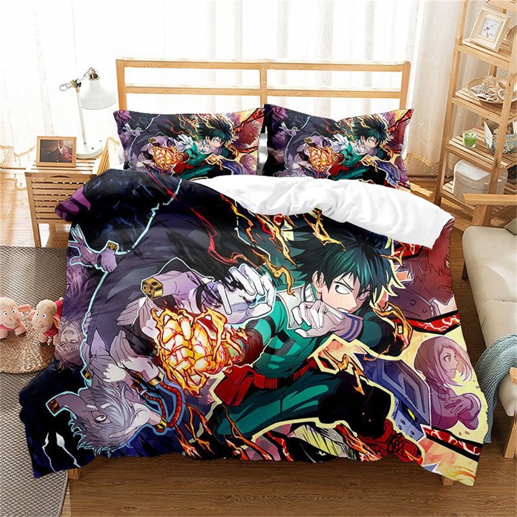 New My Hero Academia Bedding Bed Set Twin Full Queen King Size Soft