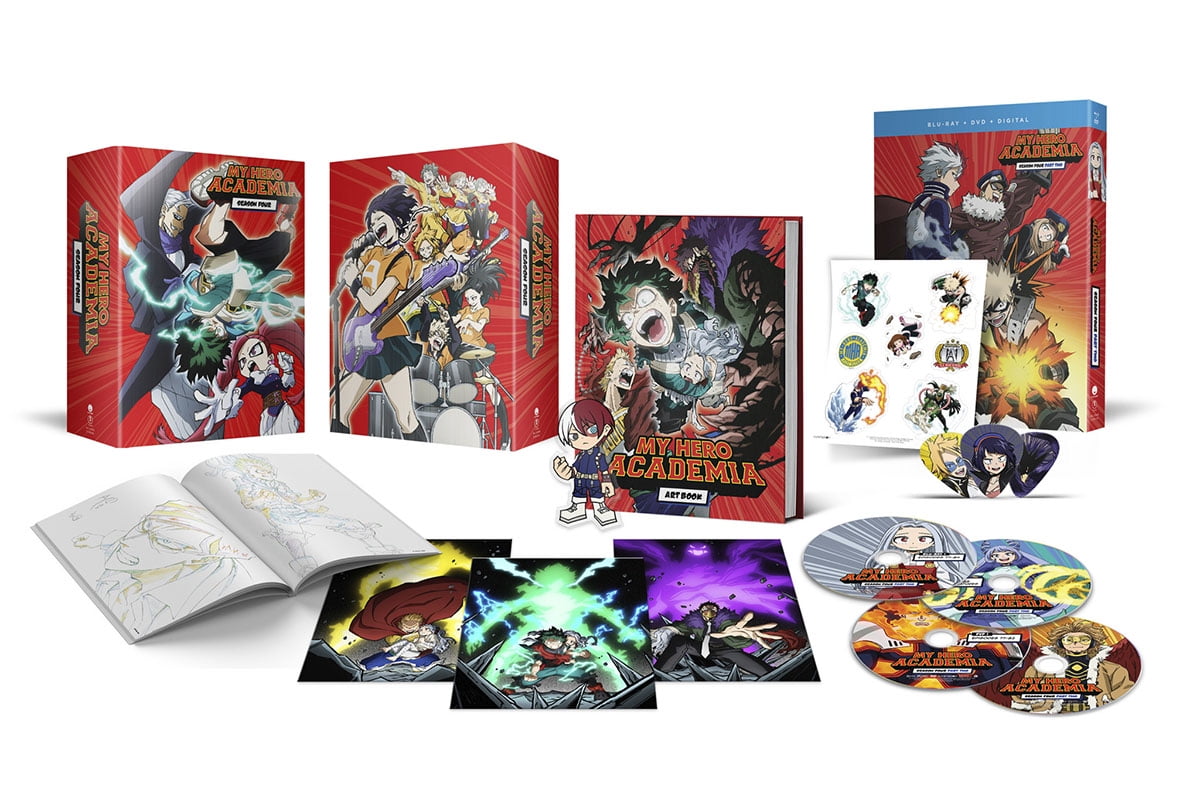 GROUP 1200 MEDIA / USHE New My Hero Academia: Season Four, Part Two (Limited Edition / Blu-ray + DVD)