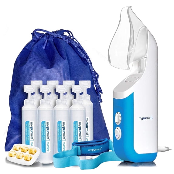 Mypurmist 2 Ultrapure Handsfree Instant Steam and Sinus Inhaler (Humidifier/Vaporizer) and Handsfree Strap
