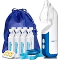 thumbnail image 1 of New! Mypurmist Free Ultrapure Handheld Personal Steam Inhaler, Vaporizer and Humidifier with Free Hands-Free Holder (Cordless), 1 of 5