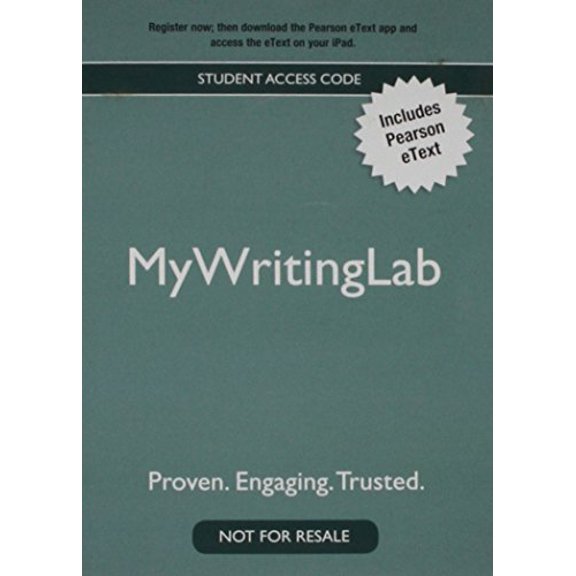 Pre-Owned New Mywritinglab with Pearson Etext - Valuepack Access Card