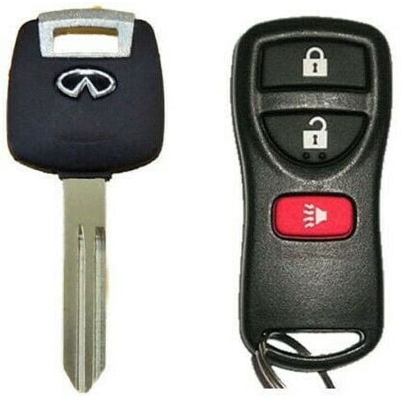 New N104 (46) Chip Key + 3B REMOTE For 2003-2008 Infinity FX35 FX45 G35 QX56 VLS
