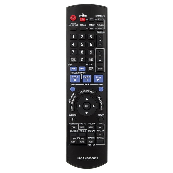 New N2QAKB000069 Replace remote control fit for Panasonic Receiver SABX500DLAHD350 DLAHD550 DLAHD750