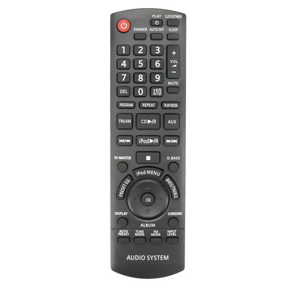 New N2QAYB000394 remote control fit for Panasonic Compact Stereo System SA-HC3 SC-HC3 SCHC3