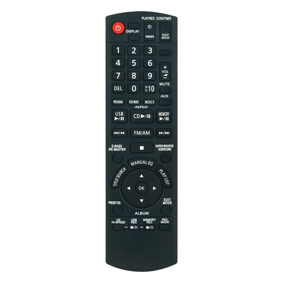 New N2QAYB000503 Replace Remote Control compatible with Panasonic N2QAYB000503 Audio System SA-AKX50 SA-AKX70 SA-AKX90 SC-AKX50