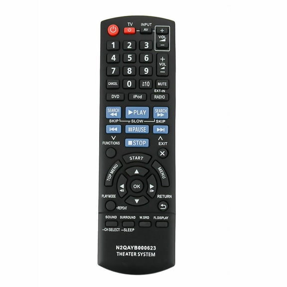 New N2QAYB000623 Replace Remote for Panasonic SA-XH150 SC-XH150 SAXH150 SCXH150