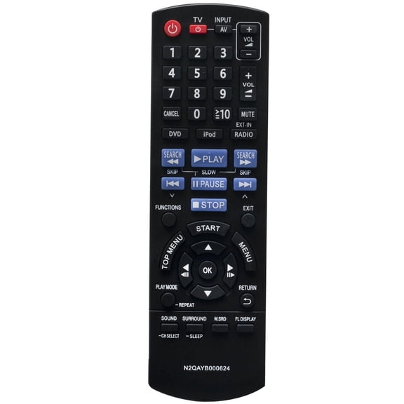 New N2QAYB000624 For Panasonic DVD Theater System Remote Control SC-XH70 SC-XH75