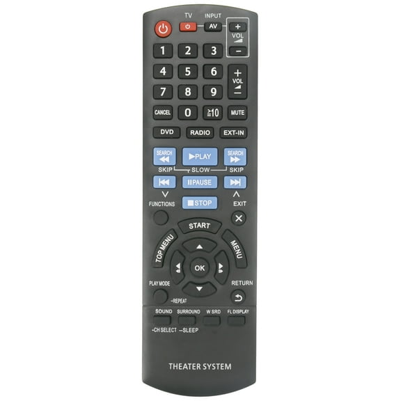 New N2QAYB000626 remote control fit for Panasonic Home Stereo System SC-XH50 SA-XH50 SAXH50