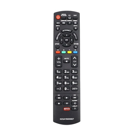 New N2QAYB000827 Replaced Remote for Panasonic TV TC-50PS64 TC-65PS64 TC-P42S60