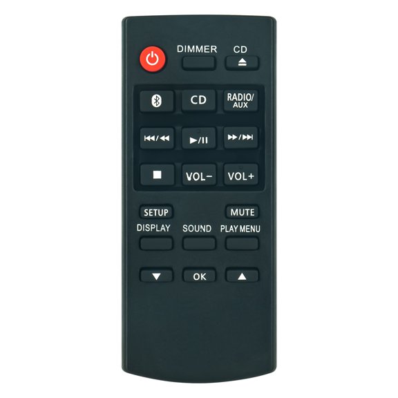 New N2QAYB000949 Replace Remote Control compatible with Panasonic N2QAYB000949 SC-HC19 SC-HC29 CD System