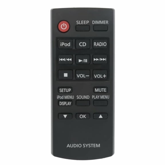 New N2QAYC000077 Remote Control fits for Panasonic Audio System SA-HC28 SC-HC28 SCHC28 Compact