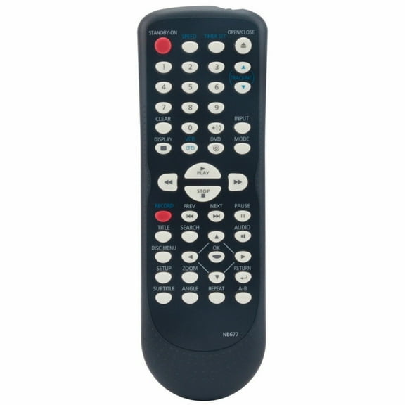 New NB677 For DVD VCR Remote Control CDV220MW9/F7A RDV220MW9A DV220MW9