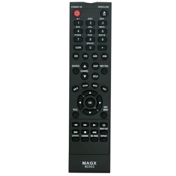 New NC003 NC003UD Replace Remote for Magnavox MDR533H MDR535H MDR537H MDR515H
