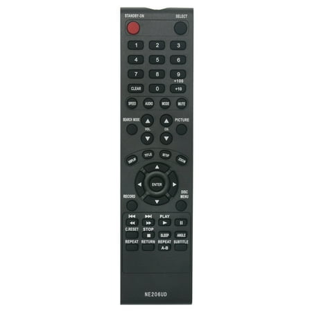 New NE206UD Replace Remote for Magnavox 19MDTR20 20MC43 27MC43 MSD724F MWC24T5