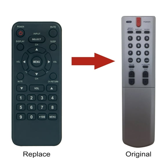 New NE300UD Replace Remote Control fit for SYLVANIA SYMPHONIC 6620LE C6615LE STL1504 6432FE 6615LE