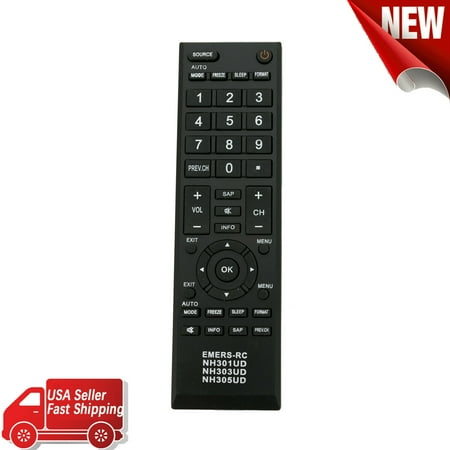 New NH303UD NH305UD NH301UD Remote Control Fit for Emerson Magnavox TV LE320EM3