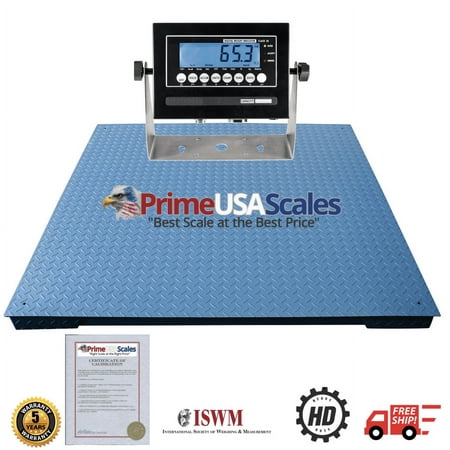 New NTEP 2500 lb/ 0.5 lb 2'x2' Heavy Duty Floor Scale / industrial / warehouse