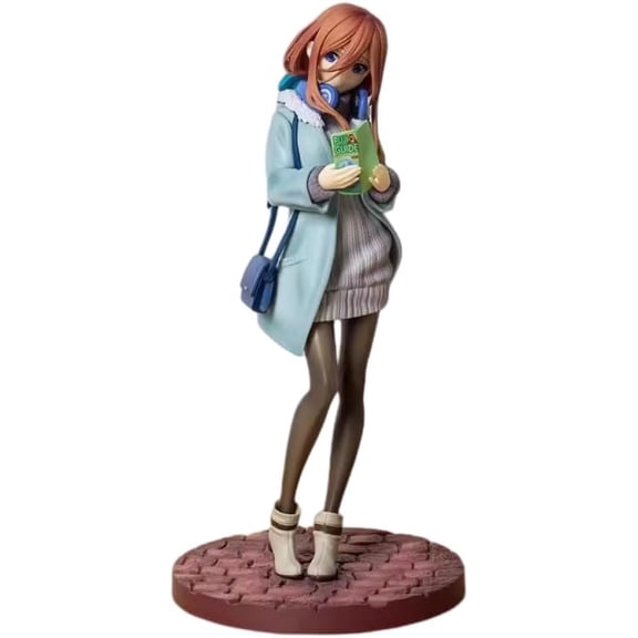 New Nakano Miku Figure Standing Nakano Miku Action Figures 25cm/9.8inch Anime Character Collection Decor Statue Model Desktop Decoration Ornament Gifts