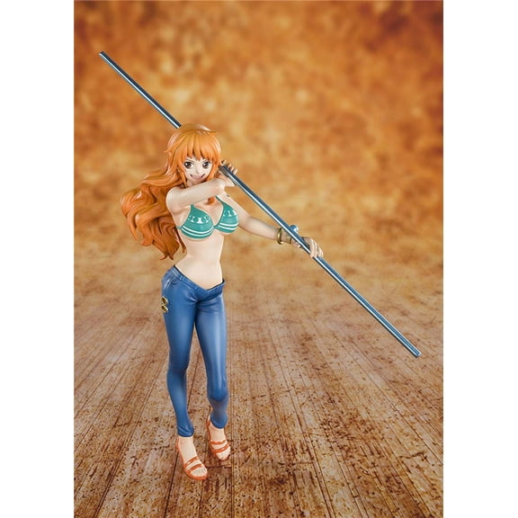 New Nami (20th Anniversary Ver) Character Anime Model Statue Action Figures Desktop Ornament Popular Decorations Fan Souvenirs Creative Gift Collectable