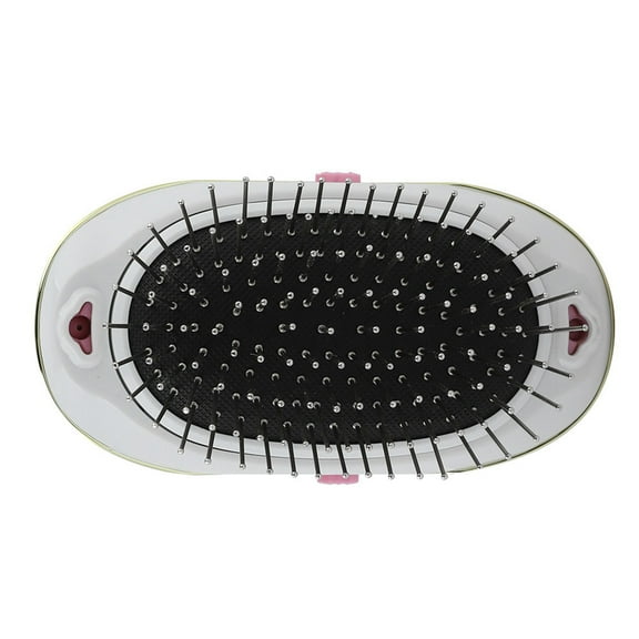 New Negative Ion Anti static Hairbrush Portable Electric Scalp Massage Comb Pink
