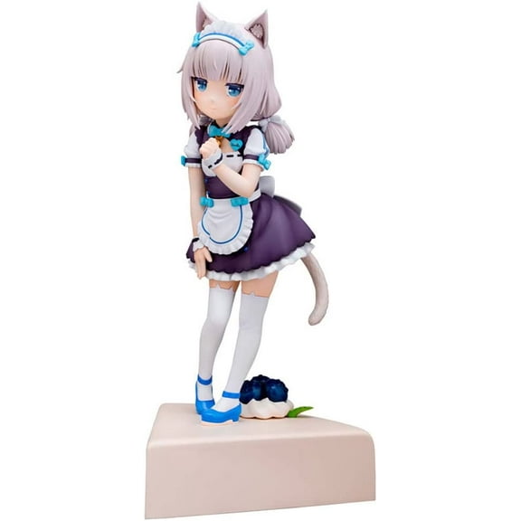 New Nekopara Vanilla 1/7 Pretty Kitty Style Character Anime Statue Figure Desktop Ornament Popular Decorations Fan Souvenirs Creative Gift Collection 7.8inch/20cm