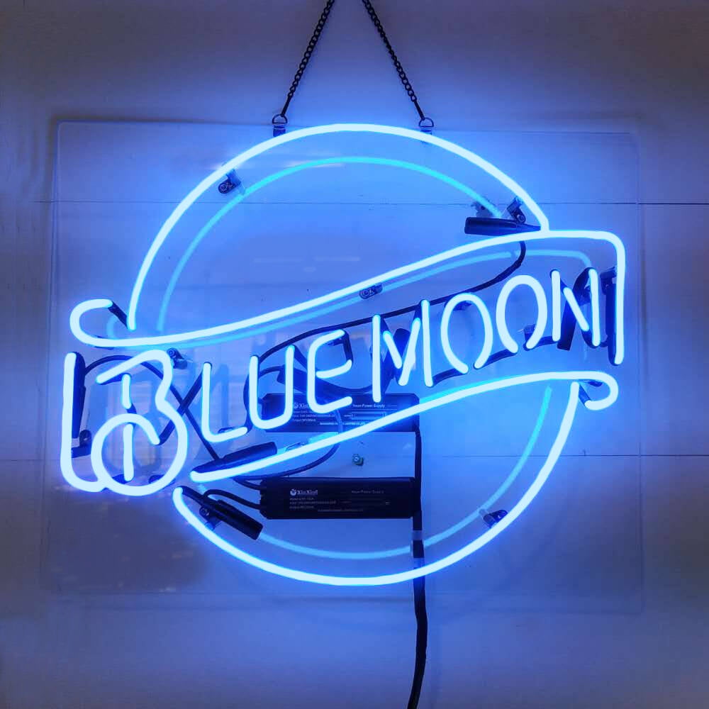 Blue Moon Neon Sign